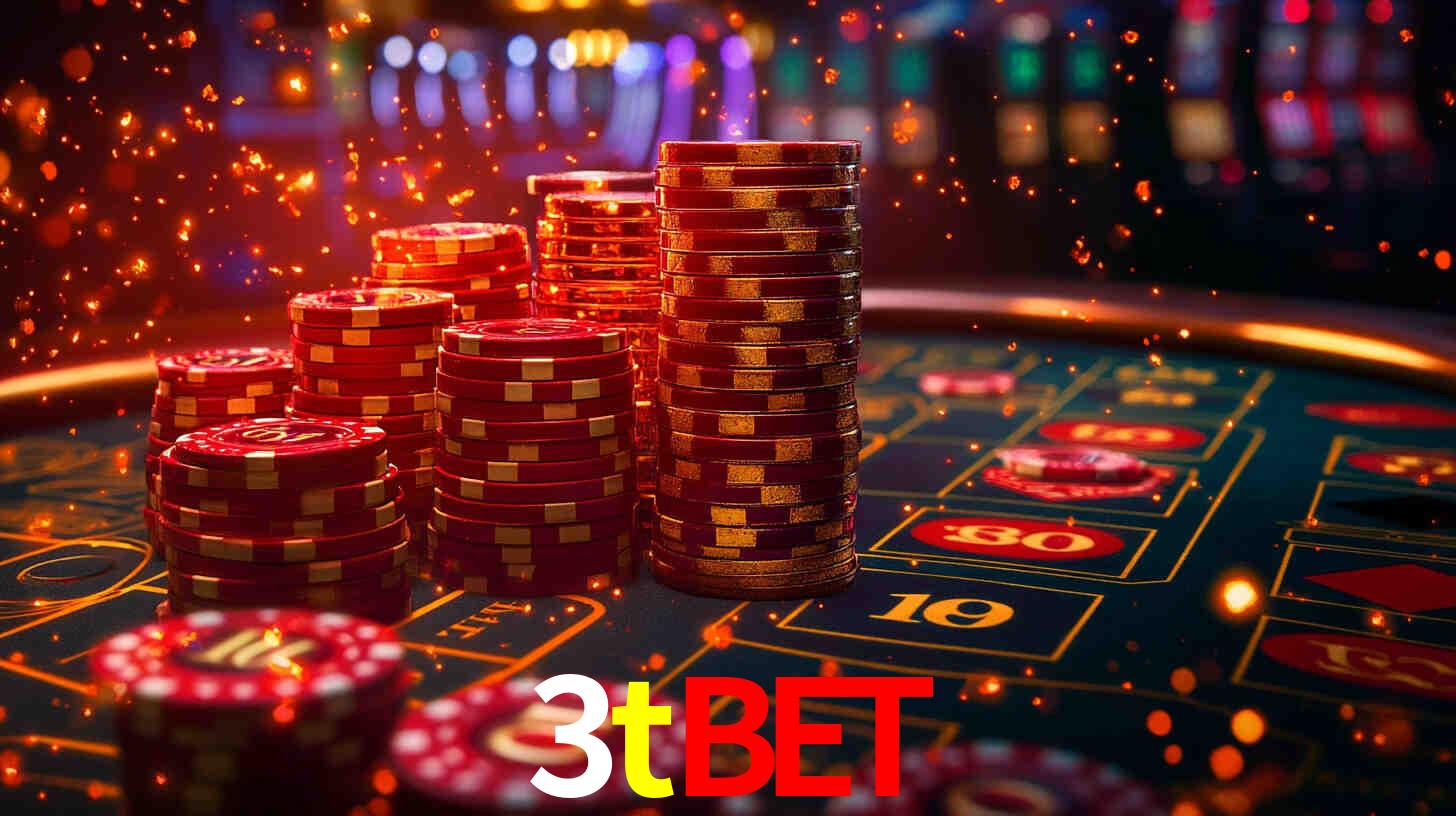 3tbet Logo - Bônus com Rollover Justo